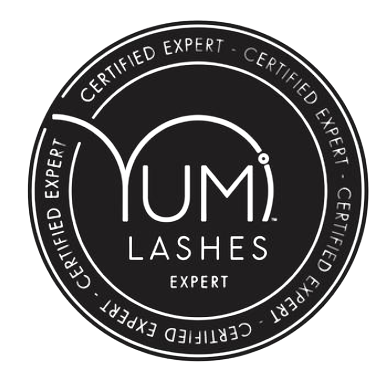 Certified YUMI  Lashes Expert Window Decal