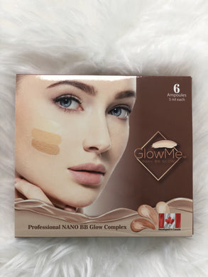 GlowMe NANO BB Glow - 6 Ampules ( 5 ml each)+ 2 Silicon lids